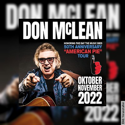 Don McLean – 50th Anniversary American Pie Tour in Neuruppin