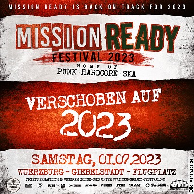 Mission Ready Festival – PUNK HARDCORE SKA in Giebelstadt am 01.07.2023 – 14:00 Uhr