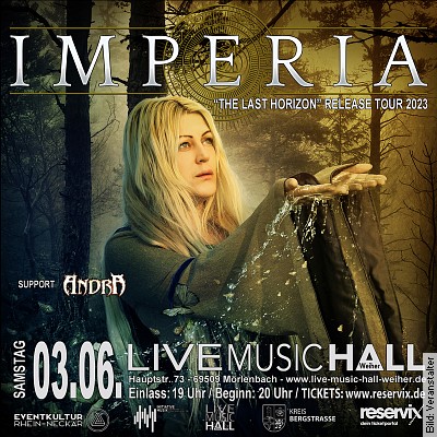 Imperia – The Last Horizon Release Tour 2023 in Mörlenbach am 03.11.2023 – 20:00 Uhr